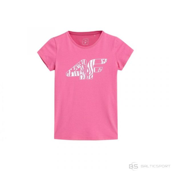 4F T-krekls Junior HJZ21-JTSD009B rozā (158)
