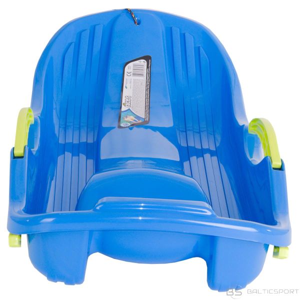 Prosperplast PLASTIC SLED WITH RACE S BRAKES, BLUE