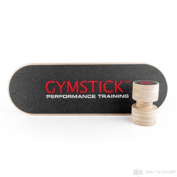 Wooden balance board GYMSTICK 61131 80x12.8x26 cm