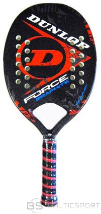 Pludmales Tenisa Rakete / Dunlop Beach tennis racket FORCE GRAPHITE 350g, 80% Carbon Graphite