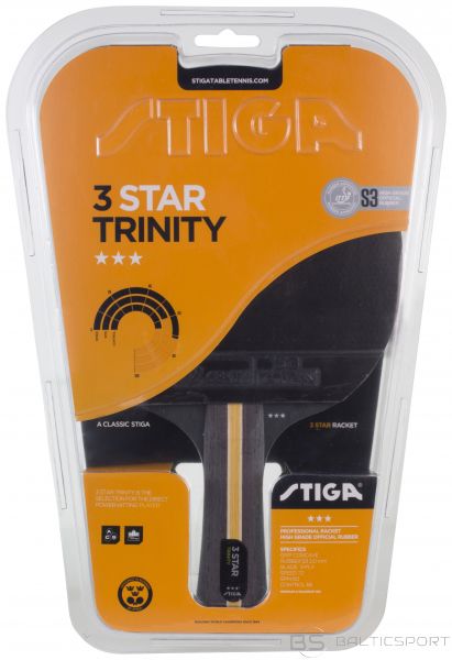 Stiga Trinity 3* (concave) galda tenisa rakete