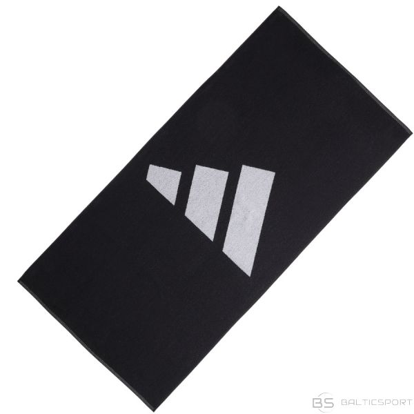 Ręcznik adidas 3 Bar Towel IU1289 / czarny / 70cm x 140cm