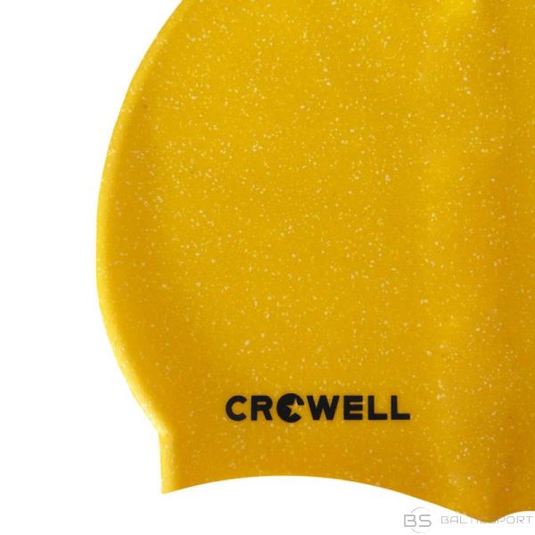Crowell Silikona peldcepure Recycling Pearl yellow Col.7 (N/A)