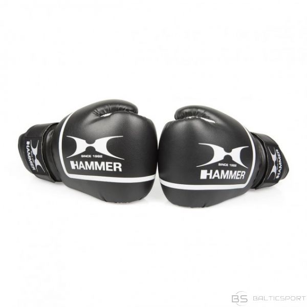 Hammer boksa cimdi  Fit II, PU, 14oz /Hammer Boxing gloves Fit II, PU, 14 OZ, melns