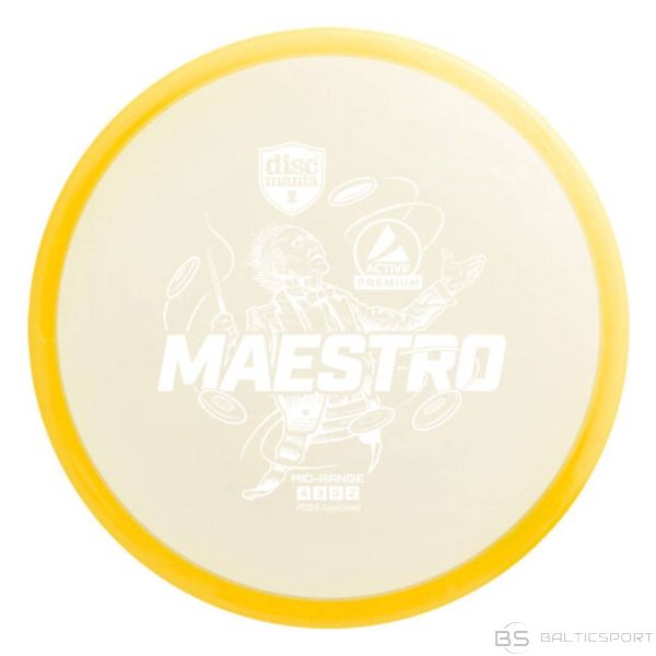 Discgolf DISCMANIA Midrange Driver MAESTRO Active Premium Yellow 4/3/0/2