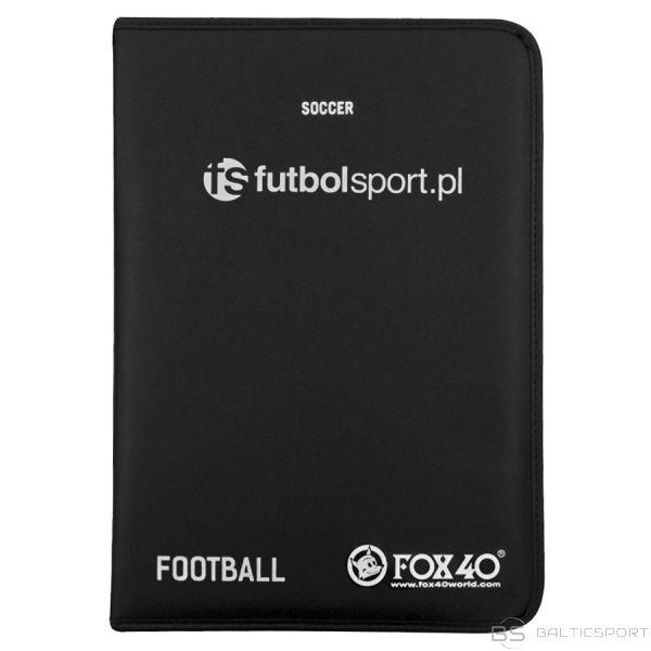 Fox40 Futbola taktiskais dēlis - magnētisks A4 + piezīmju grāmatiņa + futbola svilpe / 36,5 x 25,5 /