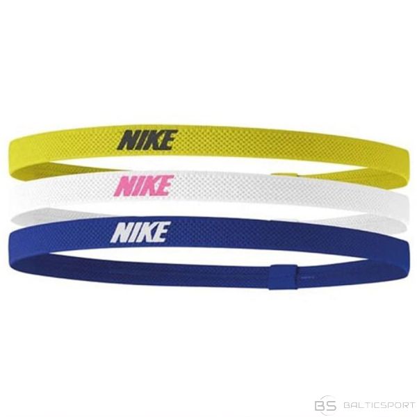 Nike Elastīgās galvas lentes 3 gab. N.100.4529.703 / daudzkrāsains / 420x10 mm