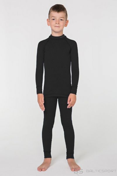 Bērnu termoveļas komplekts Krekls+bikses (melnā krāsā ) Meteor  140-146