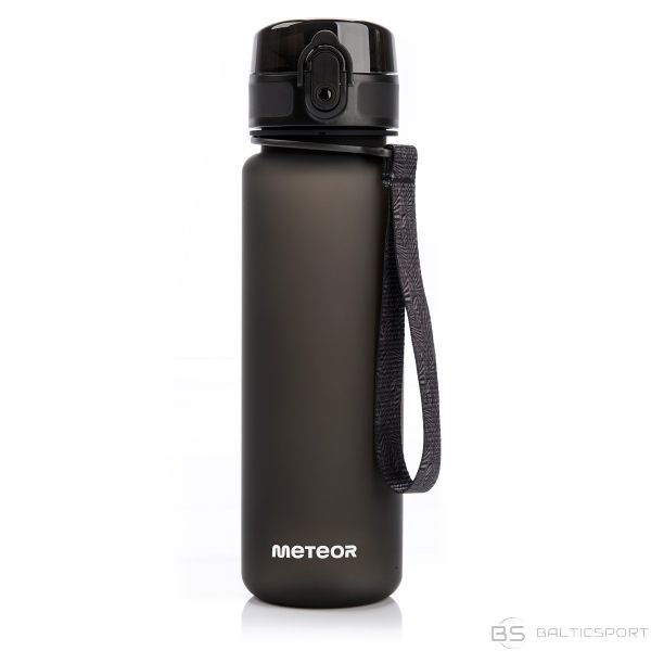 Sporta Ūdens pudele 0,5ml ar automātiski atvēžamu vāku un sietiņu ( melns)
