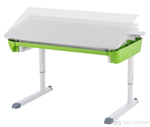 Adjustable desk KETTLER MAZE for children, white/white/green