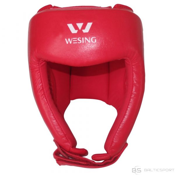 Boksa Ķivere / WESING boxing headguard AIBA approved, red,XL