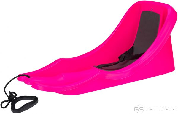 Ragavas /Sledge plastic RESTART Baby rider 0254 75x40cm Pink/Black