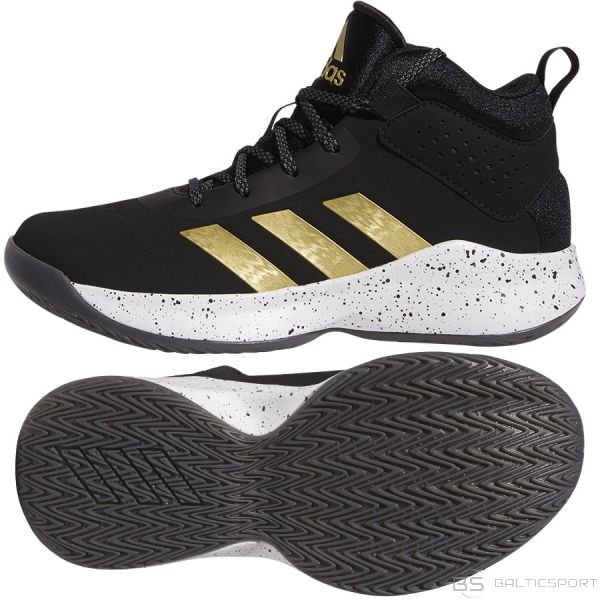 Basketbola apavi /Adidas Em Up 5 K Wide Cross Shoes GX4790 / 38 2/3 / melni