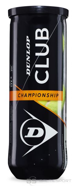 Tennis balls DUNLOP CLUB CHAMPIONSHIP 3-tube