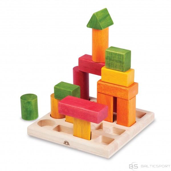 Formu un krāsu secību dēlītis - attīstoša rotaļlieta / montessori