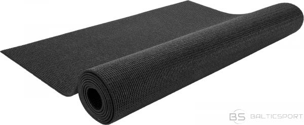 Pure2Improve Yoga Mat 1720 mm, 610 mm, 4 mm, Polyester, PV, Black