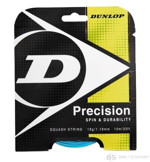 Tenisa Stīgas / Dunlop PRECISION 18g/10m SPIN&DURABILITY