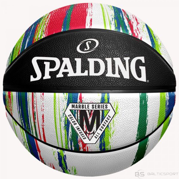 Spalding Marble series outdoor basketbola bumba / 7 / melna