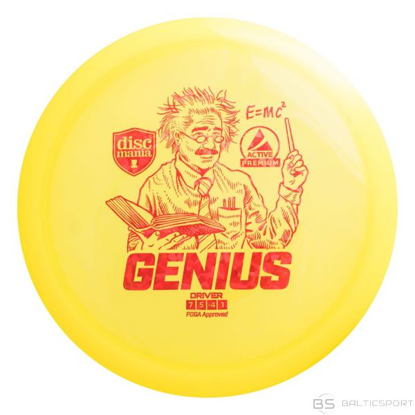 Disks / DISCMANIA Fairway Driver PREMIUM GENIUS 7/5/-4/1 Yellow