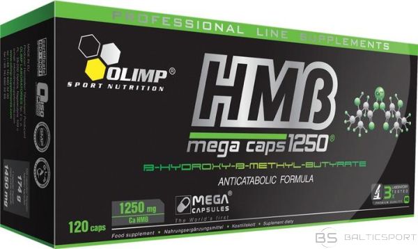 Olimp Labs Olimp HMB 1250 Mega Caps kondicionieris 120 kaps
