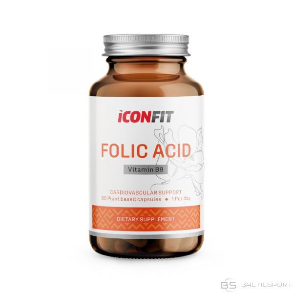 Folijskābe kapsulās / ICONFIT / Folskābe / vitamīns B9