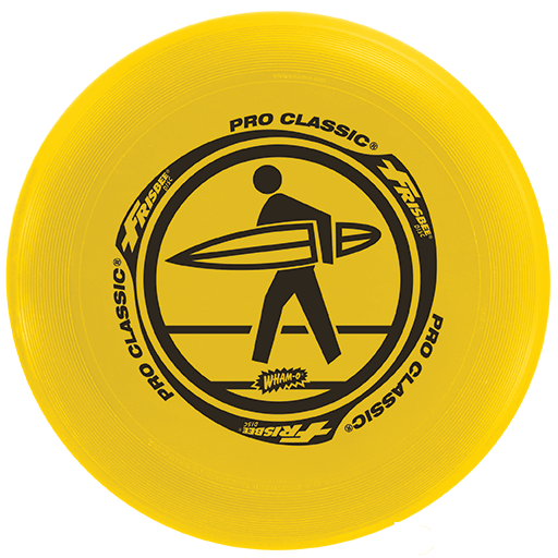 Frīsbija disks Frisbee pro classic - dzeltens