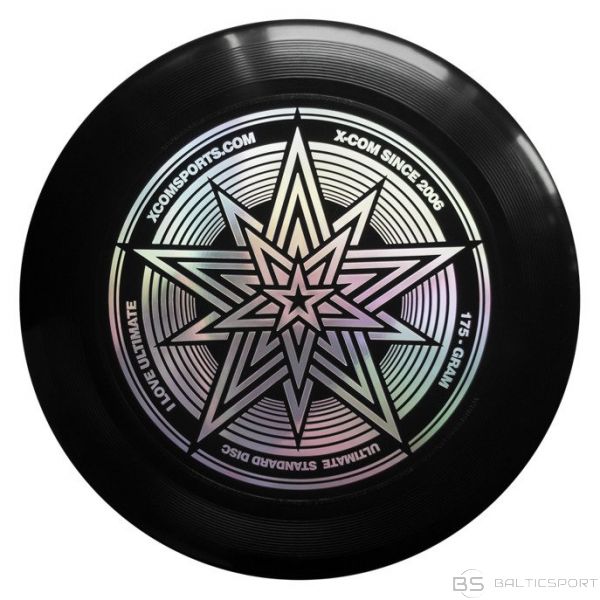 Frīsbija disks Frisbee  UP175 STAR BLACK Ultimate 175g - melns