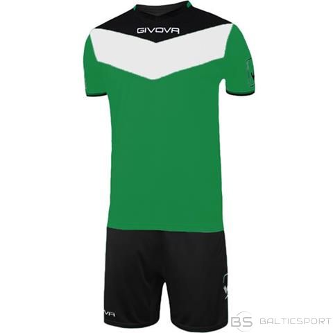 Givova Kit Campo futbola forma - zaļš ar melnu