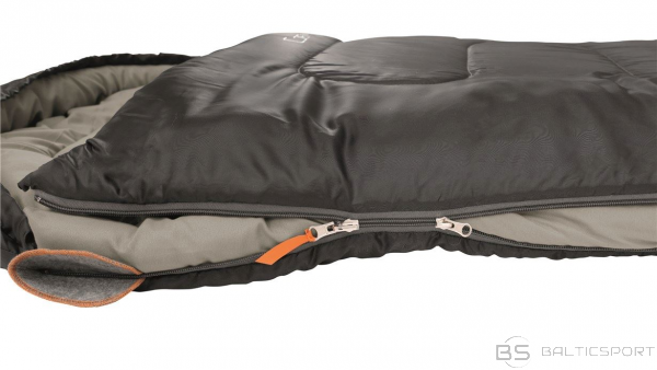 Guļammais Easy Camp Cosmos Black L, Sleeping Bag, 210 x 75 x 50 cm,  Two-way open, Black