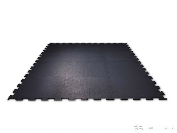 Grīdas segums interlock SEG - melns - 100 x100 cm
