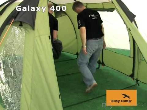  Tūrisma telts /Easy Camp telts Galaxy 400 Rustic Green 4 person (s), zaļa 