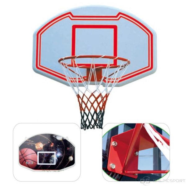 Basketbola vairogs ar stīpu 90 x 60 cm