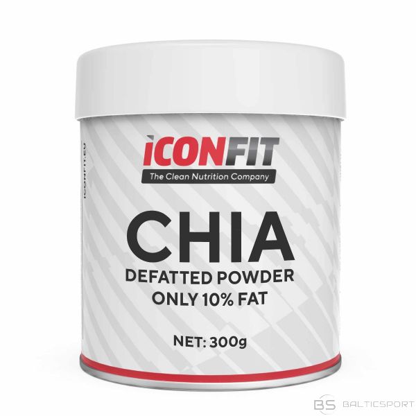 ICONFIT Čia milti ar samazinātu tauku saturu (300g) Chia Powder Defatted