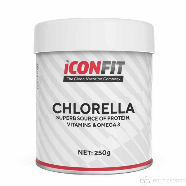 ICONFIT Hlorellas pulveris (250g) Chlorella Powder Natural