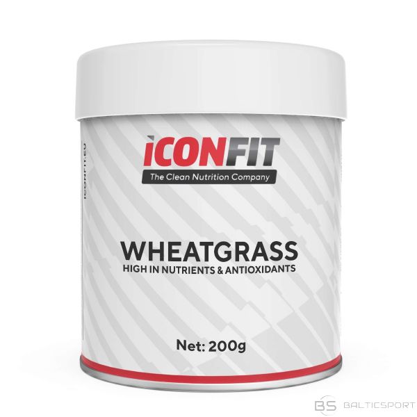 ICONFIT Kviešu dzinumu pulveris (200g) Wheatgrass Powder Natural