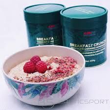ICONFIT kraukšķīgu superproduktu maisījums - kokosriekstu-aveņu (250g) Breakfast Crunch (coconut-raspberry)