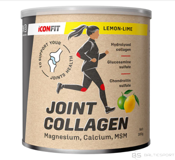 Iconfit Kolagēns locītavām Joint Collagen (dažādas garšas) ar Glikozamīnu, Hondroitīnu,MSM ,Hialuronskābi u.c.