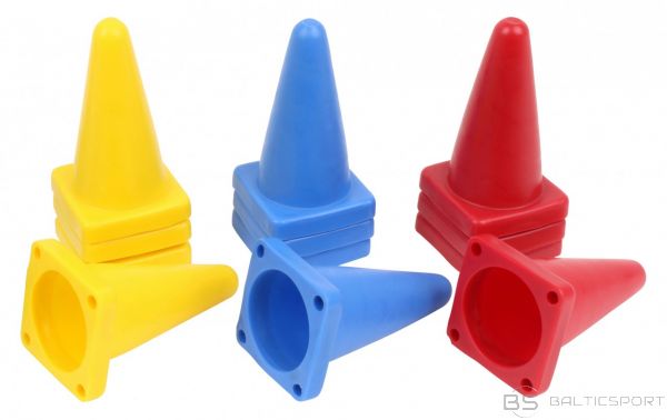 Mini Konusu Komplekts / Four flexible IAAF compliant Mini Cones