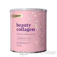 ICONFIT Beauty Collagen kolagēns ar Hialuronskābi, E vitamīnu, biotīnu (300g) ādai, matiem, nagiem