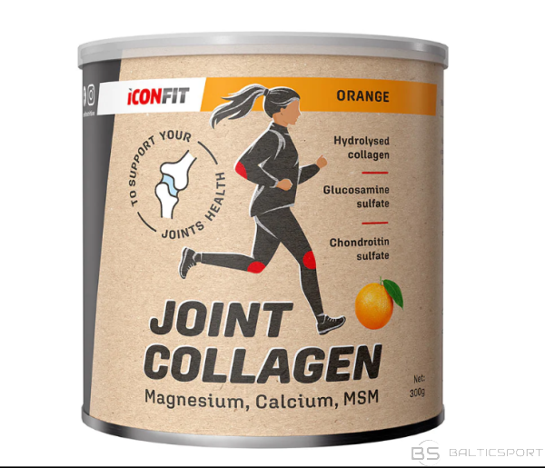 Iconfit Kolagēns locītavām Joint Collagen (dažādas garšas) ar Glikozamīnu, Hondroitīnu,MSM ,Hialuronskābi u.c.