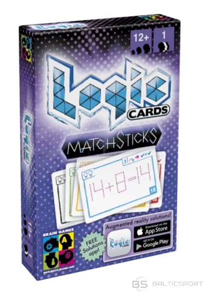 Prāta mežģis 1 spēlētājam “Logic Cards: Matchsticks” 