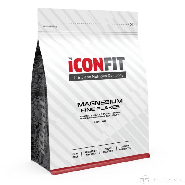 ICONFIT Magnija pārslas vannai (1kg) Magnesium Flakes for bath (1kg) 