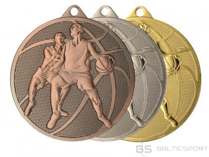 Medaļa - basketbols 50mm - zelts, sudrabs, bronza