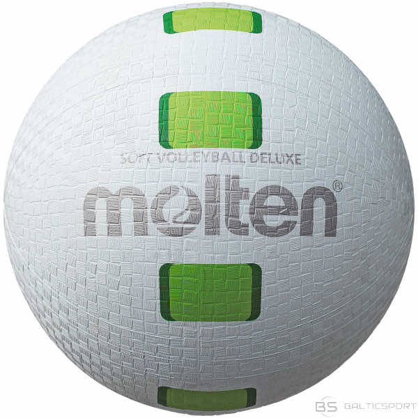 Molten Soft Volleyball Deluxe volejbola bumba (treniņiem, apmācībām) piemērota skolām.