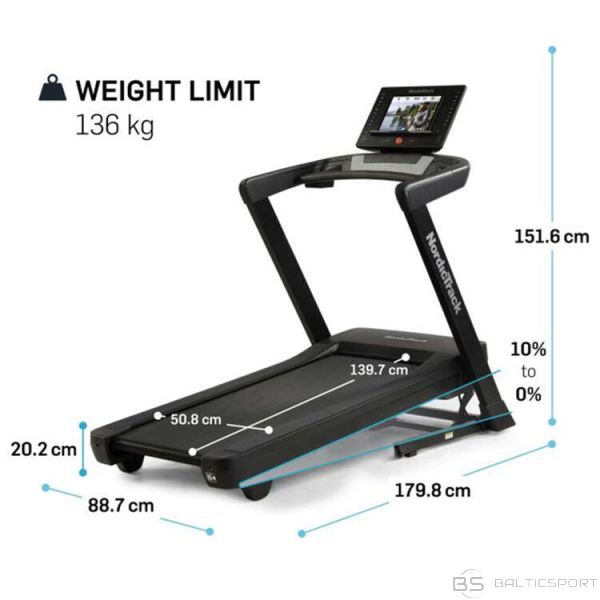 Nordic Track Treadmill NordicTrack EXP 5i iFit Coach 12 months membership