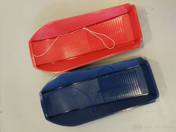 Plastmasas ragavas ECO sarkanas un zilas / sled