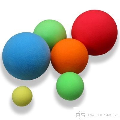 Mīksta putu bumba dažādām spēlēm - dažādi izmēri
