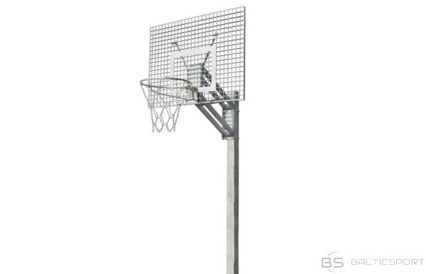 Strītbola basketbola konstrukcija, cinkota ar augstuma regulēšanu-BS669