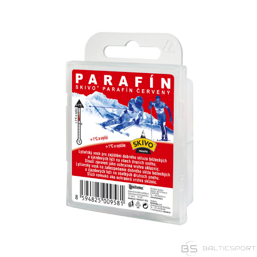 Parafīns SKIVO (+1° +) slēpju vasks plusiem / slēpju vasks slitai temperatūrai.