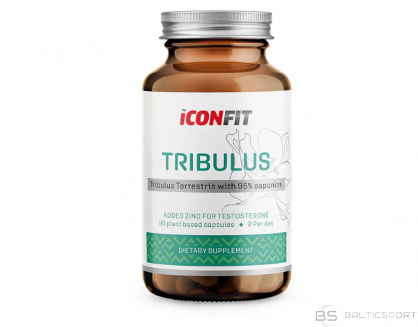 ICONFIT Tribulus (90 kapsulas) Tribulus Terrestris kapsulas testosterona atbalstam